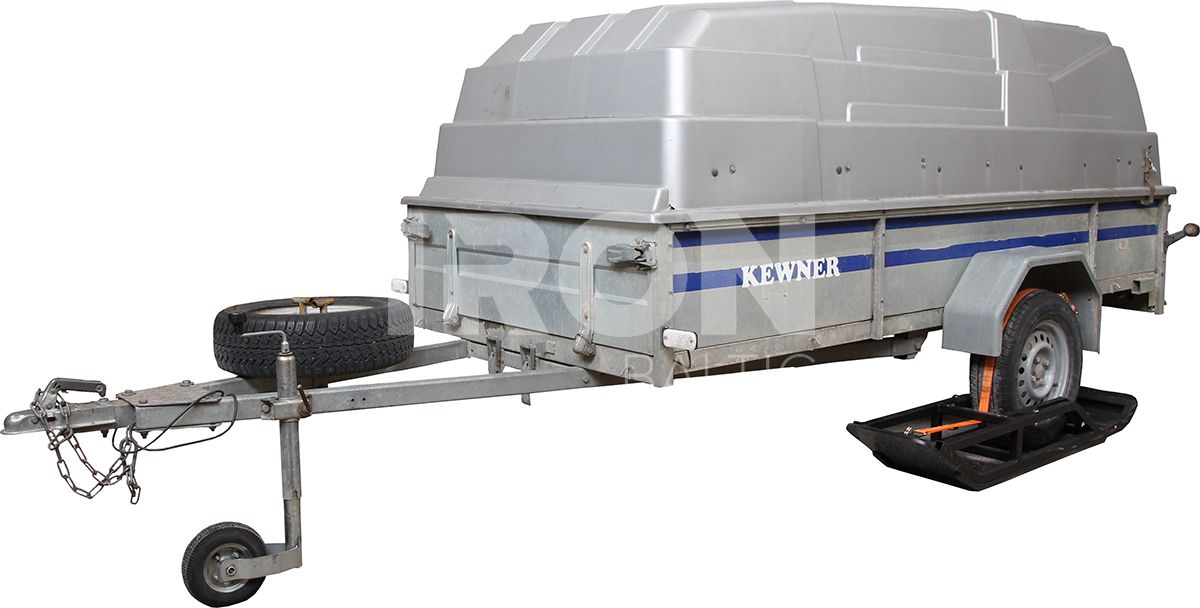 Trailer skis: ( 1 axle trailer ): adjustable width: road & offroad tyres