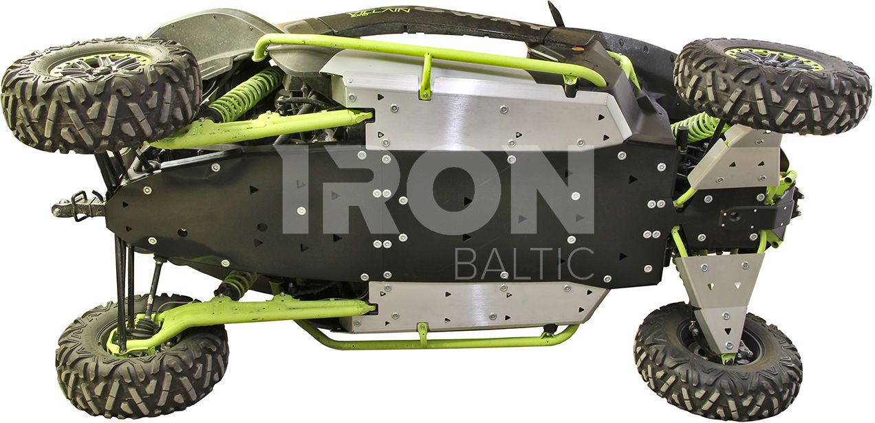 Skid plate full set (plastic+alu): Segway Villain SX10 64"