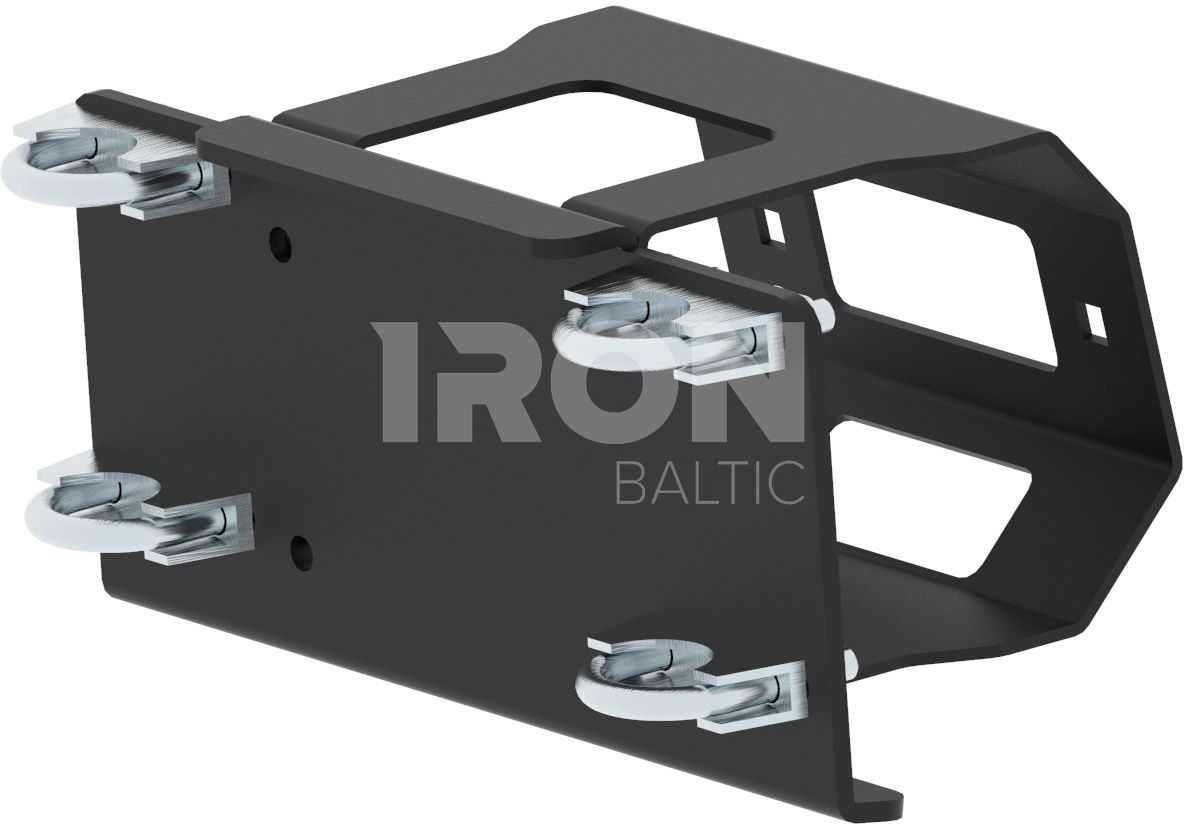 Rear winch mounting kit: KYMCO MXU 700 (2020+)