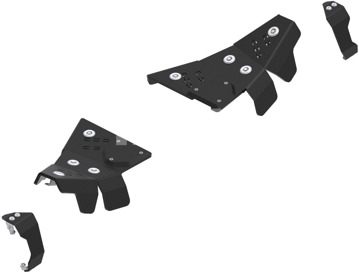 Pl. Front A-arm guards (pair)