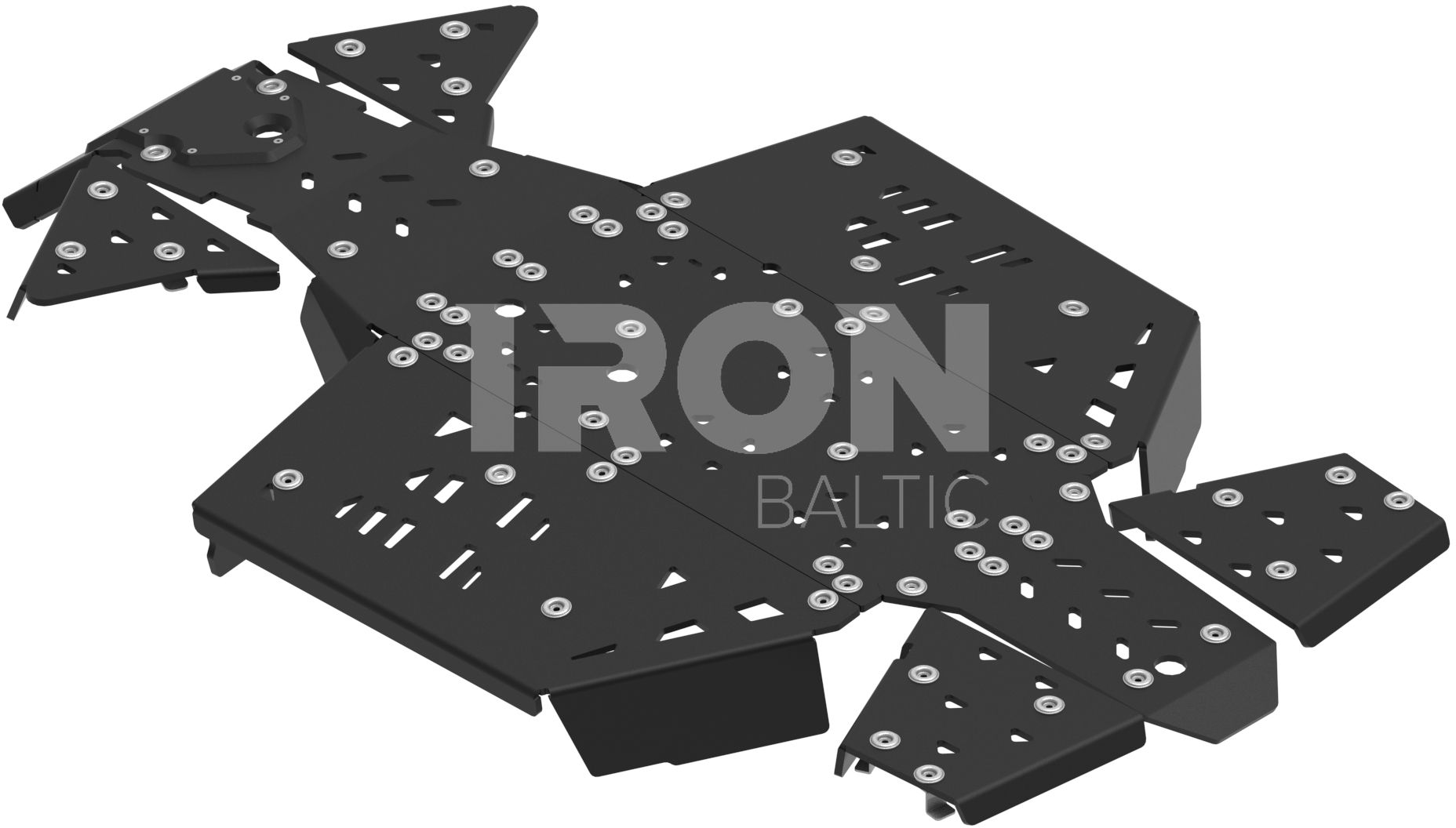 Skid plate full set (plastic): CanAm G3 Outlander 500 & 700 MAX (2023+)