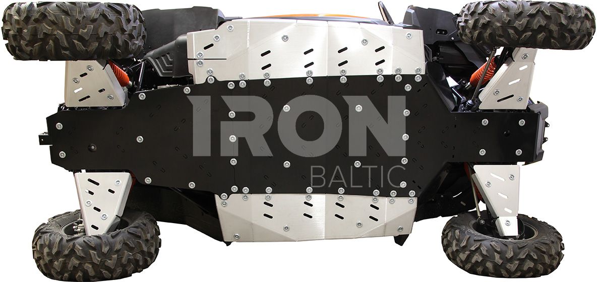 Skid plate full set (aluminium+plastic): CFMOTO ZFORCE 950 Sport (2023+)
