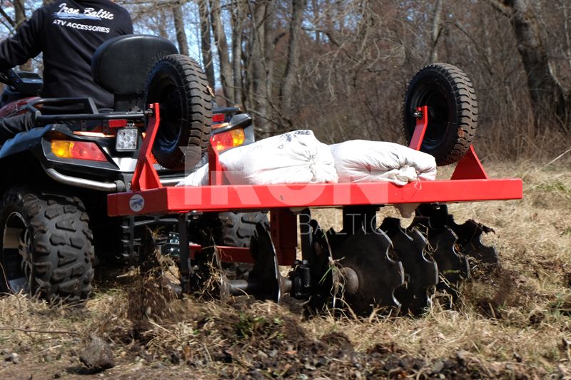 Flip over disc cultivator