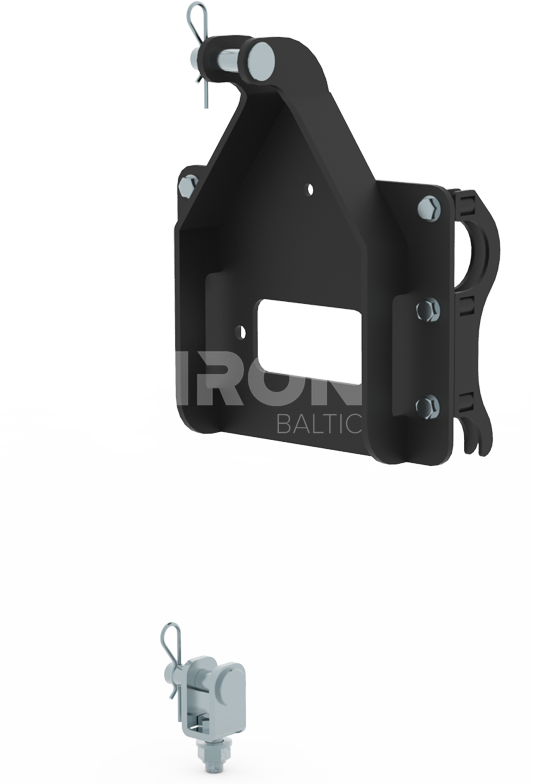 Plow lift adapter: Polaris Ranger 400 / 570 / 800 / 900