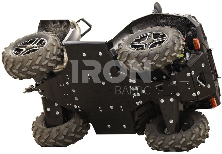 Skid plate full set (plastic): Polaris Sportsman Touring: SP 850 (2015+) : XP 1000 (...-2017)