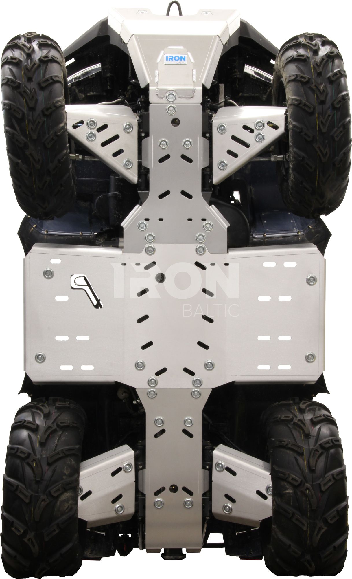 Skid plate full set (aluminium): KAWASAKI Brute Force 450 (2025+)
