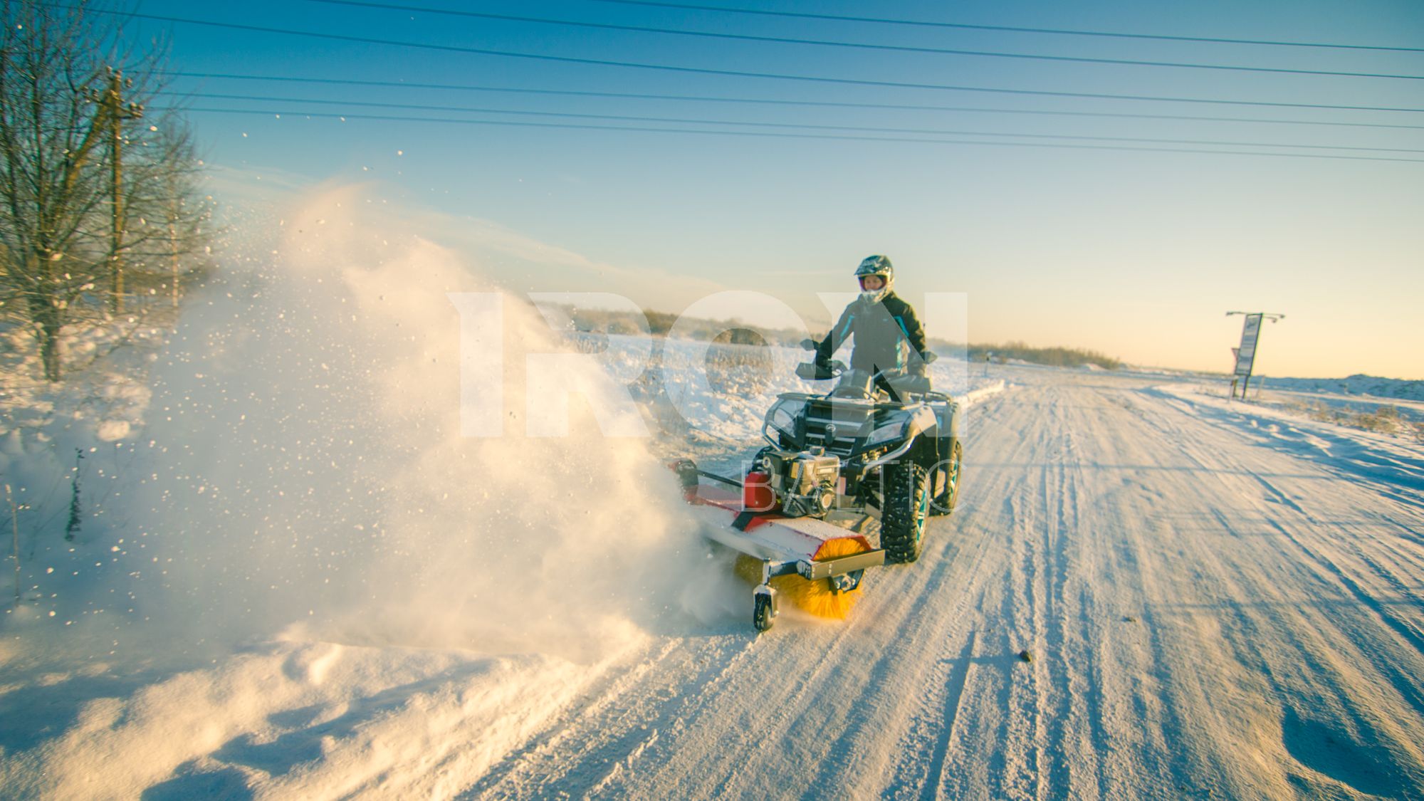 Rotary broom 6,5hp: ( Briggs & Stratton )
