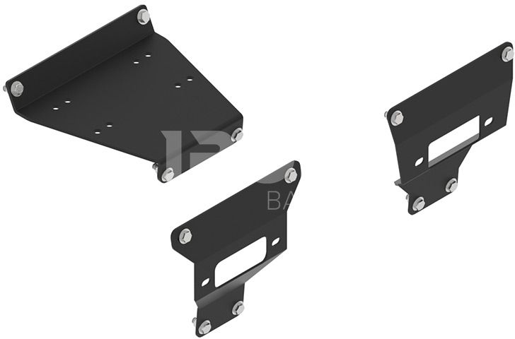Front winch mounting kit: Polaris RZR 1000 XP: / RZR 900 S / RZR 1000 S