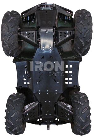 Skid plate full set (plastic): Arctic Cat 500 / 550 / 700