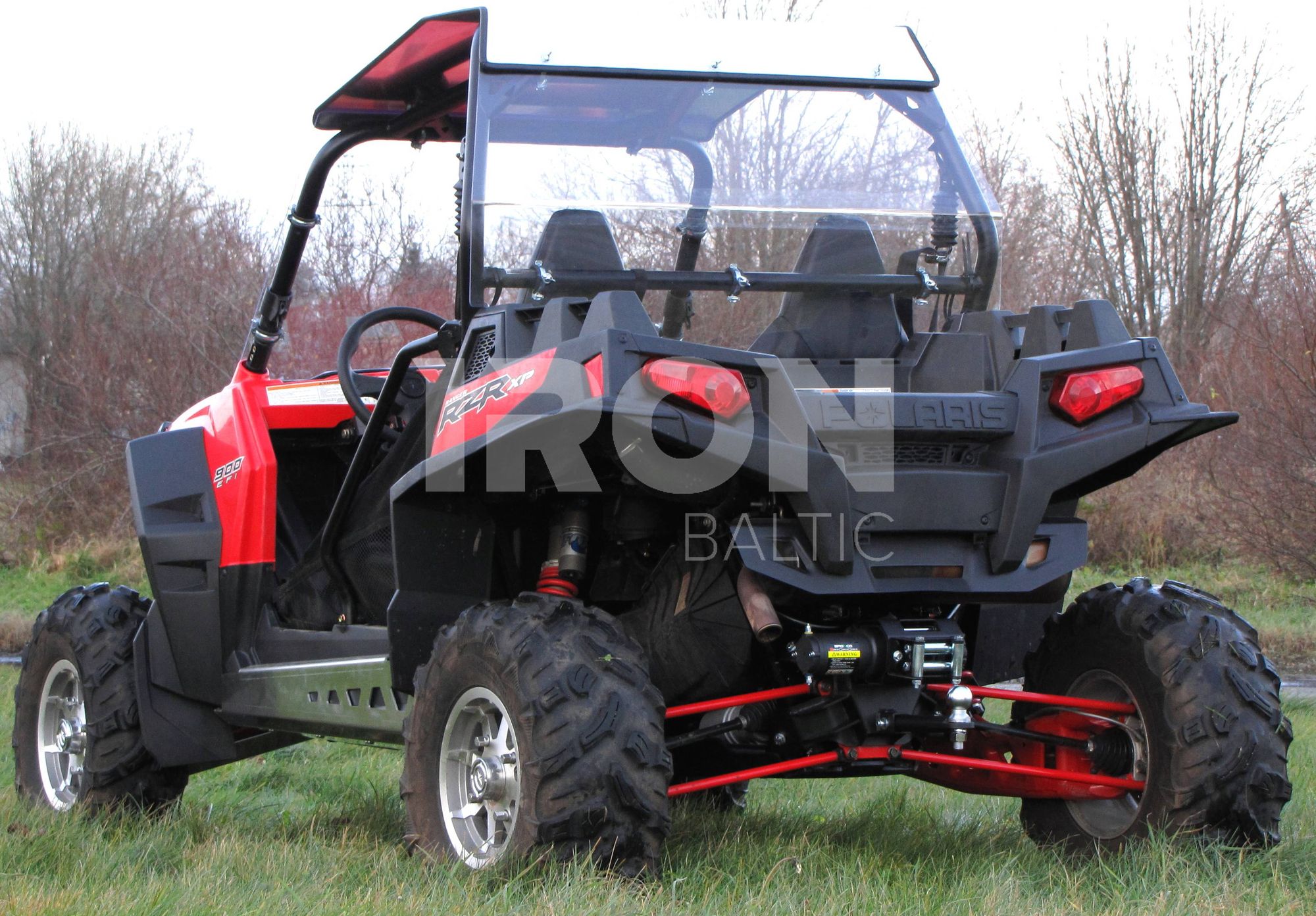 Rear winch mounting kit: Polaris RZR 900 XP (-2014)