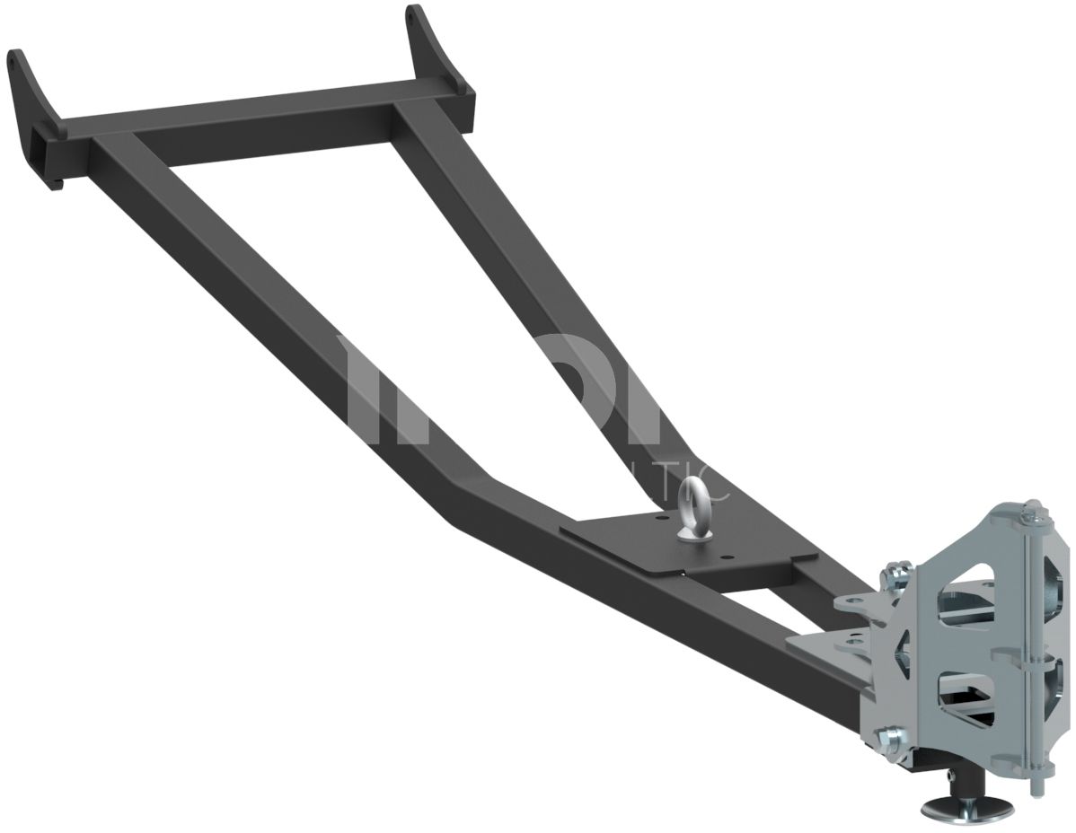Extended (long) mid-mount push tubes for: G2 V-Plow 1500 mm / 1800 mm blades