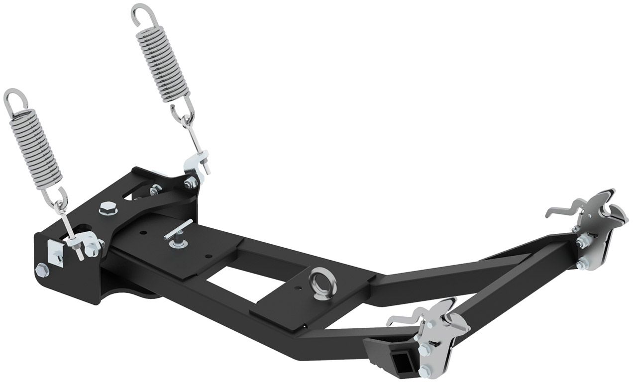 Front-mount push tubes: for tracks fitted ATV: ( narrow mount )