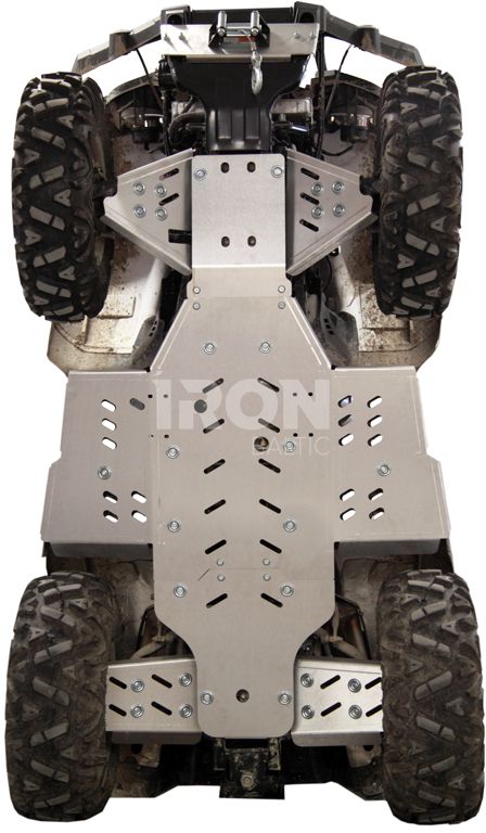 Skid plate full set (aluminium): Linhai 600
