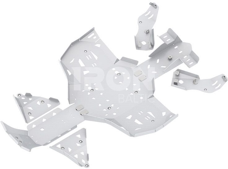 Skid plate full set (aluminium): CanAm G2 Renegade: 2019-2022