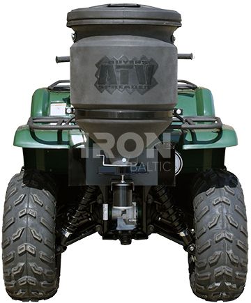 Universal spreader 57L: rack and 2" receiver fitment