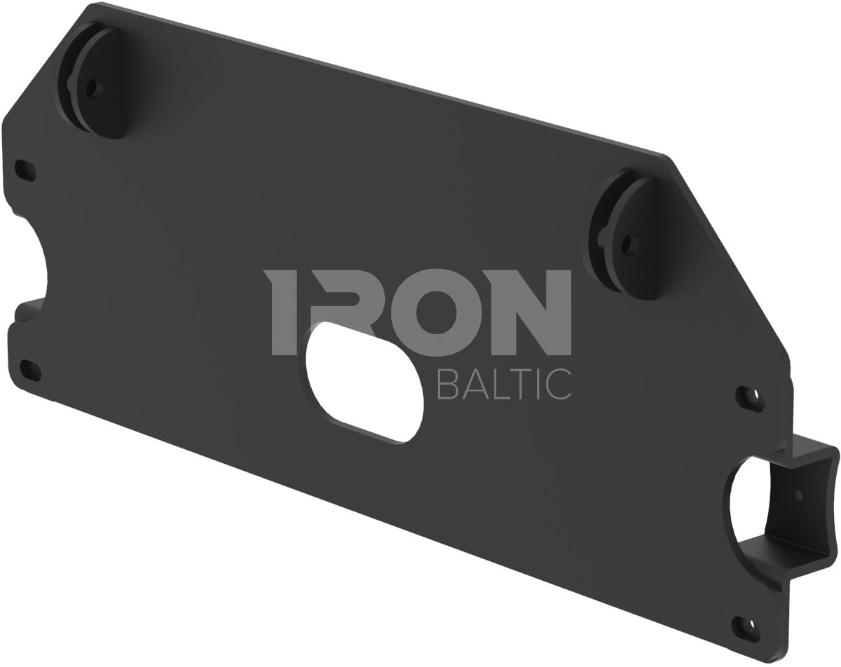 Mid-mount adapter: Polaris ACE 325 / 570 / 900