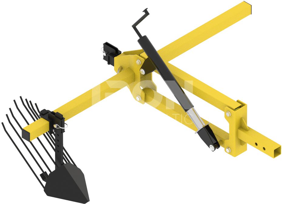 Potato harvester: Potato plow: (Receiver Mount System)