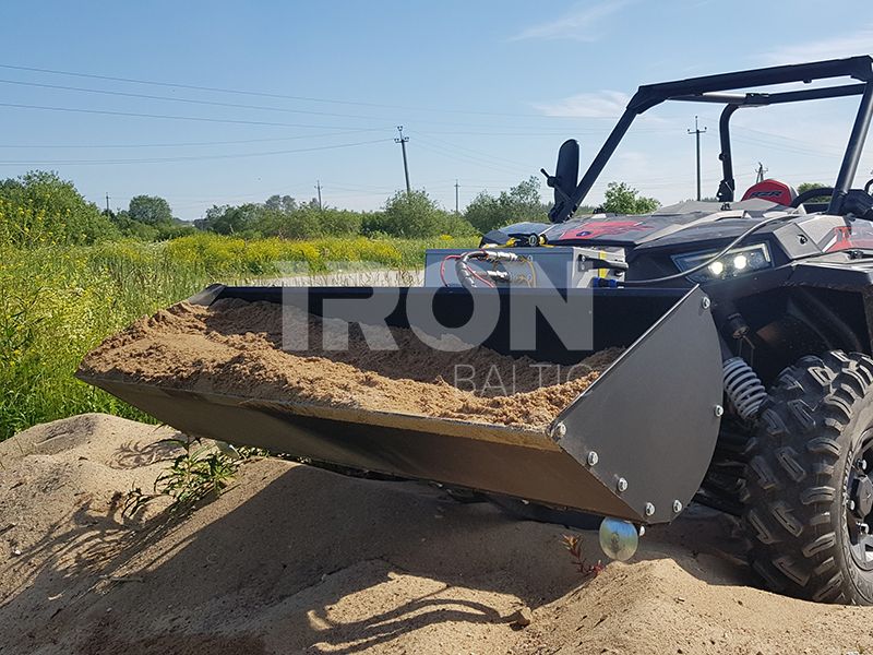 Hydraulic dump / tilting kit: for bucket conversion kit: for plow bucklets