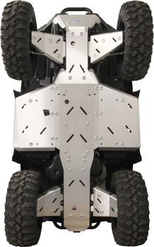 Skid plate full set (aluminium): LONCIN X-WOLF 1000 (2025+)