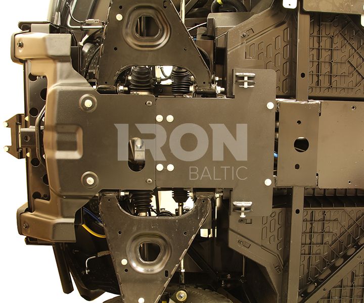 Mid-mount adapter: John Deere Gator XUV 865