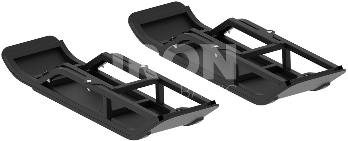 Trailer skis: ( 1 axle trailer ): adjustable width: road & offroad tyres