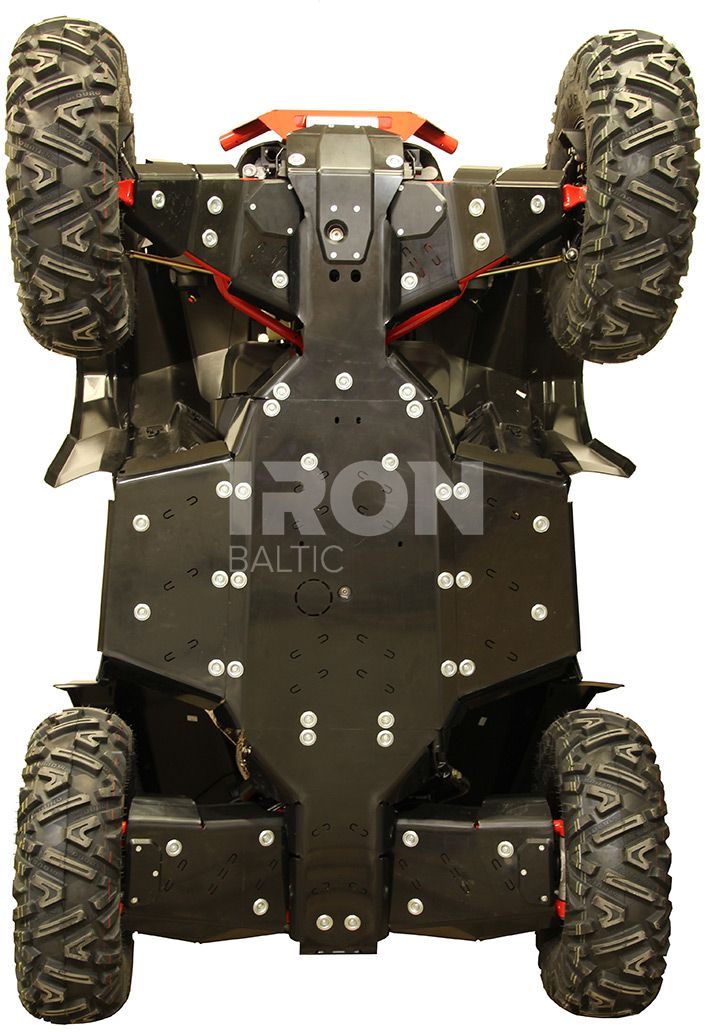 Skid plate full set (plastic): Polaris Scrambler: XP 1000 S