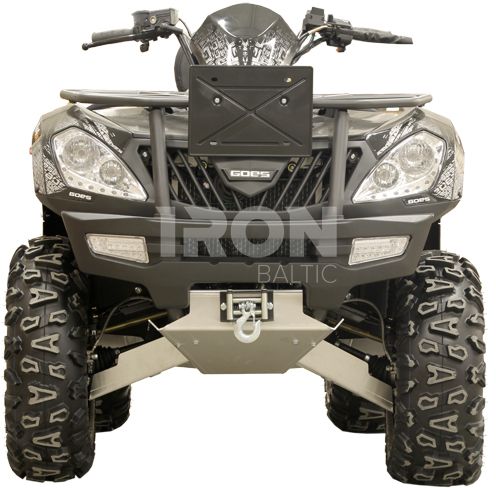 Skid plate full set (aluminium): GOES Cobalt / Iron MAX