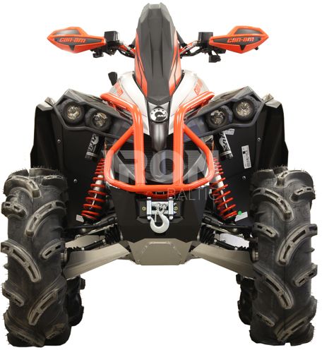 Skid plate full set (aluminium): CanAm Renegade X MR: (2017-2018)