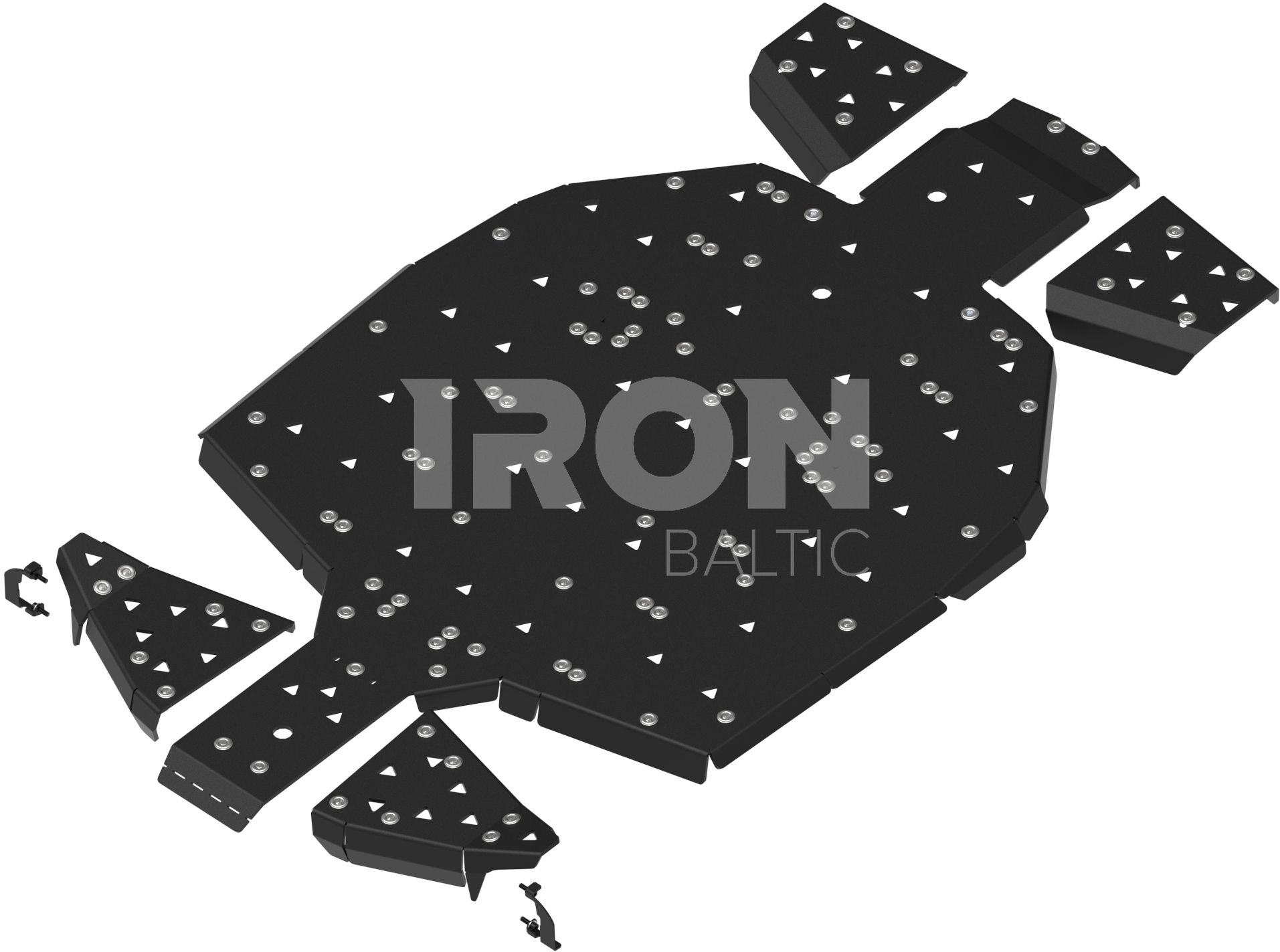 Skid plate full set (plastic): Segway Fugleman UT10 (2024+)