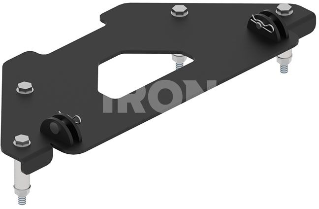Mid-mount adapter:John Deere Gator XUV 590