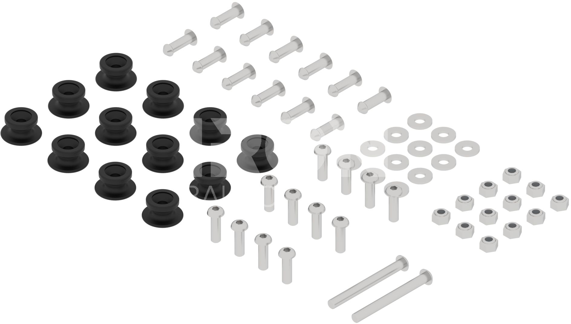 PVC Cover cord eyelet set: Trailer Offroad 500