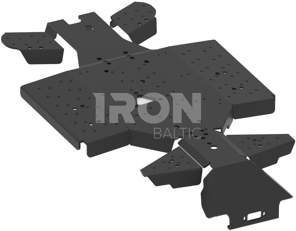 Skid plate full set (plastic): GOES Cobalt / Iron MAX