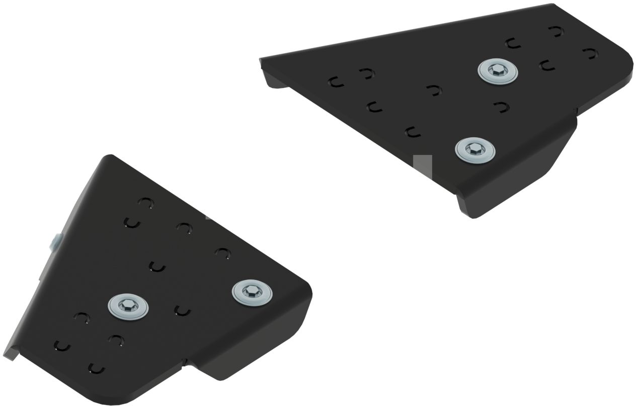 Pl. Rear A-arm guards (pair)