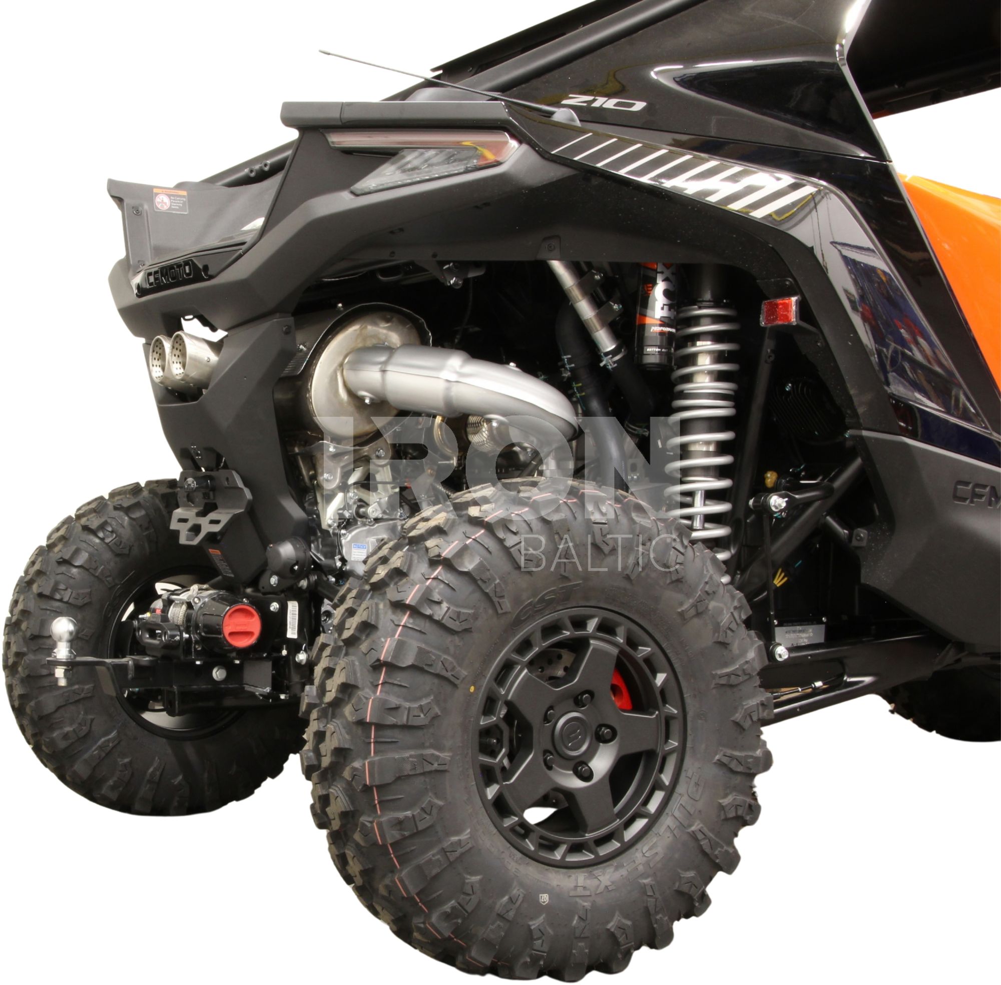 Rear winch mounting kit
