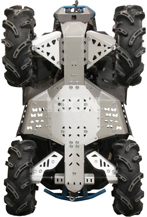 Skid plate full set (aluminium): CanAm Renegade X MR: (-2016)