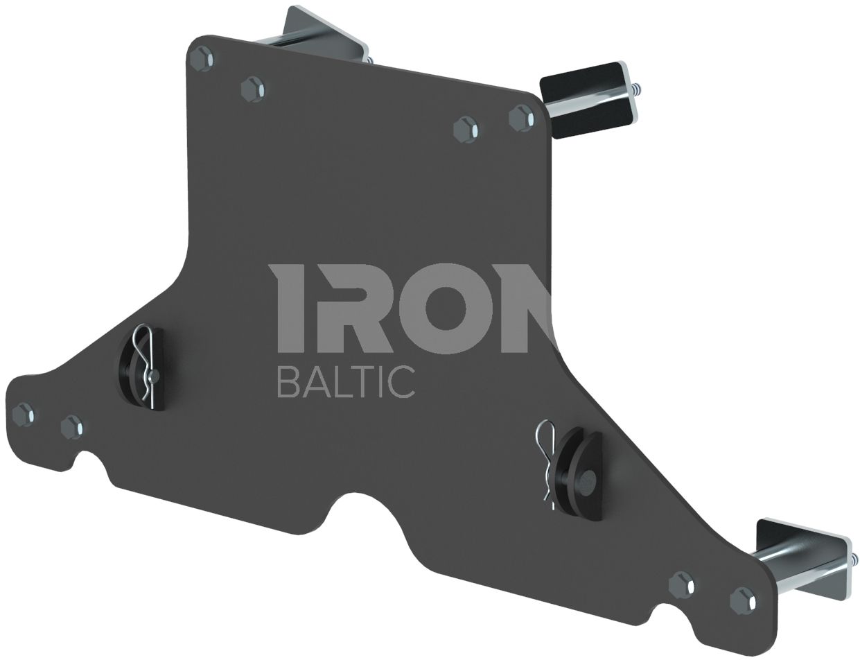 Mid-mount adapter: Polaris Ranger 570: 2015-2021