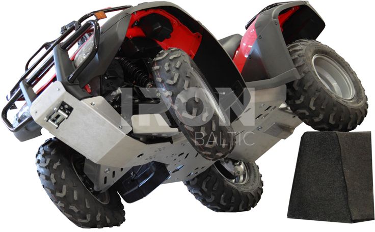 Skid plate full set (aluminium): Honda TRX 500 FA / FE (-2011)