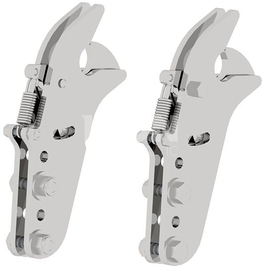 Latches, pair ( front mount system )