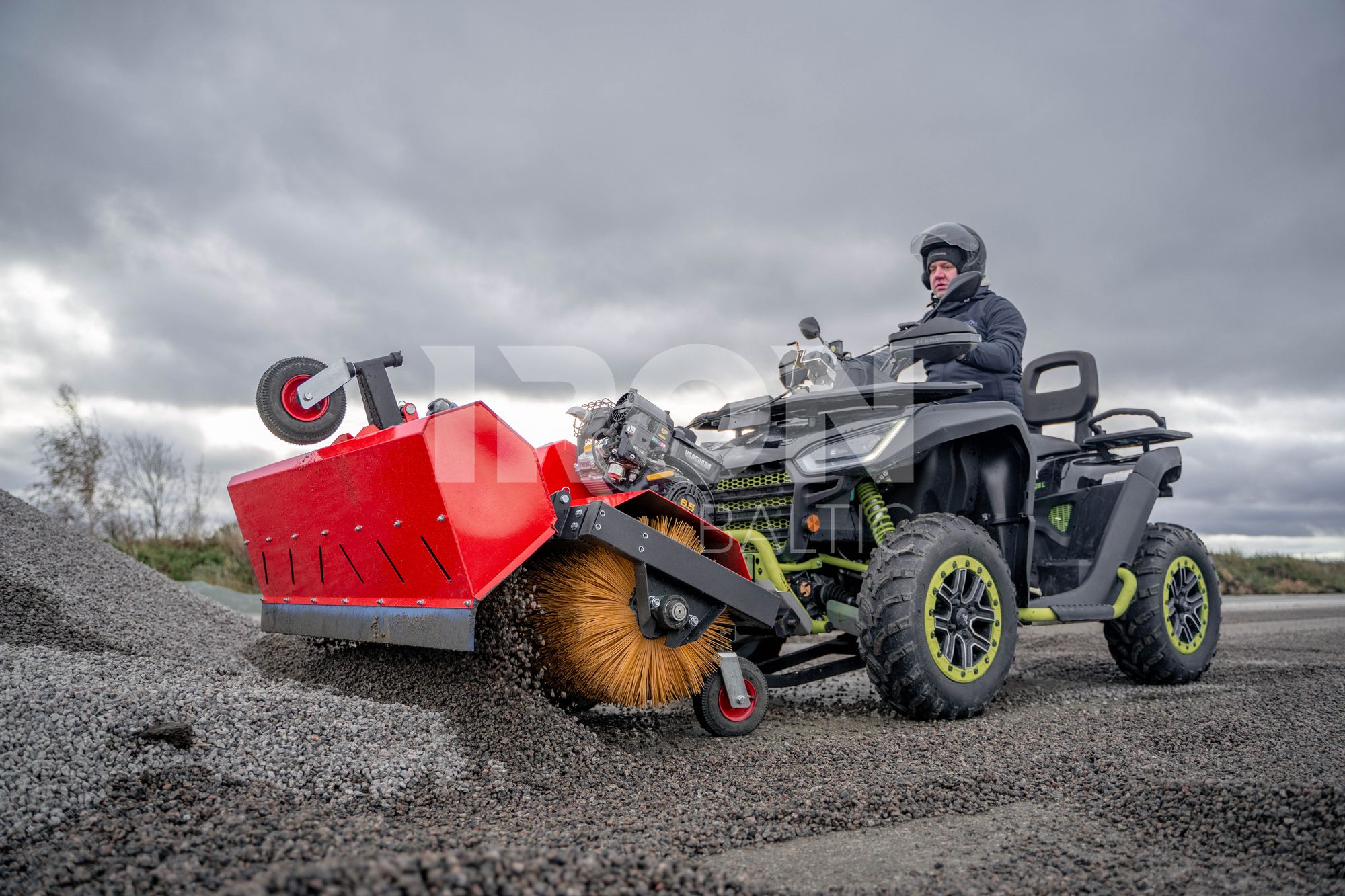 Rotary broom 6,5hp: ( Briggs & Stratton )