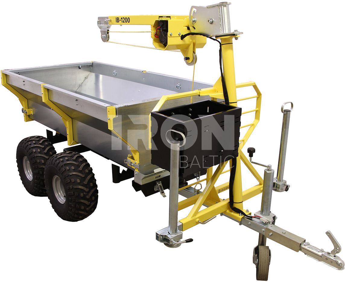 Luggage container: with chainsaw holder