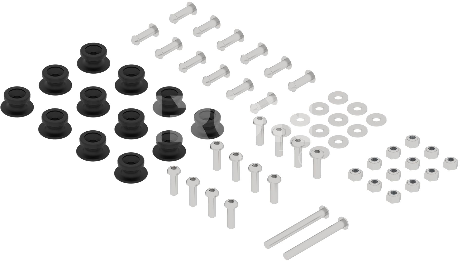 PVC Cover cord eyelet set: Trailer Offroad 500