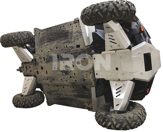 Skid plate set (aluminium): Yamaha Wolverine 700: 2017