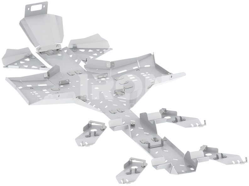 CanAm G2 Outlander 6x6 MAX - skid plate full set aluminium: (2017-2018)