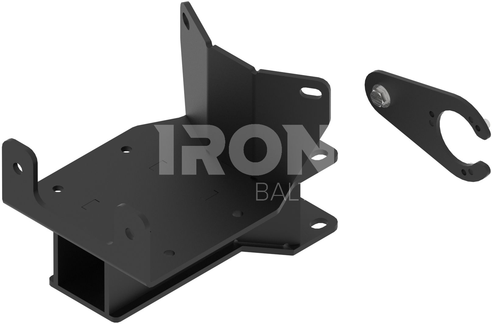 Rear winch mounting kit