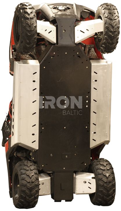 Skid plate full set (plastic): Polaris RZR 800