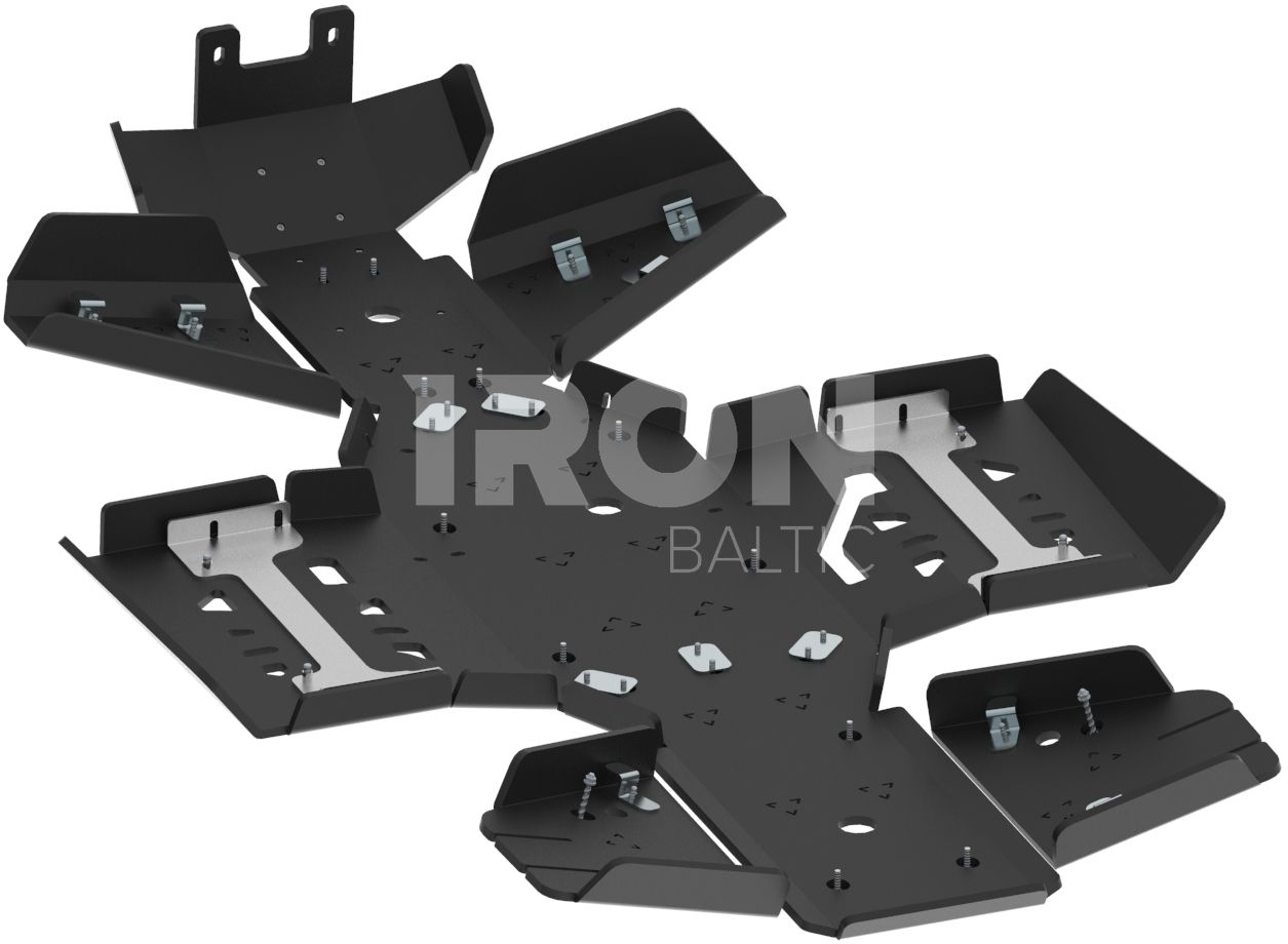 Skid plate full set (plastic): Arctic Cat Alterra 550 / 700