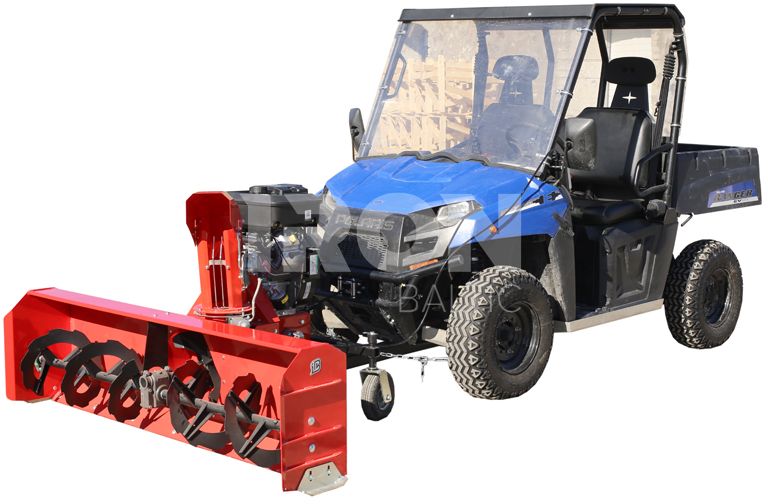 Snow blower 1800 mm / 71 in: Electric starter: 18hp Briggs & Stratton V2