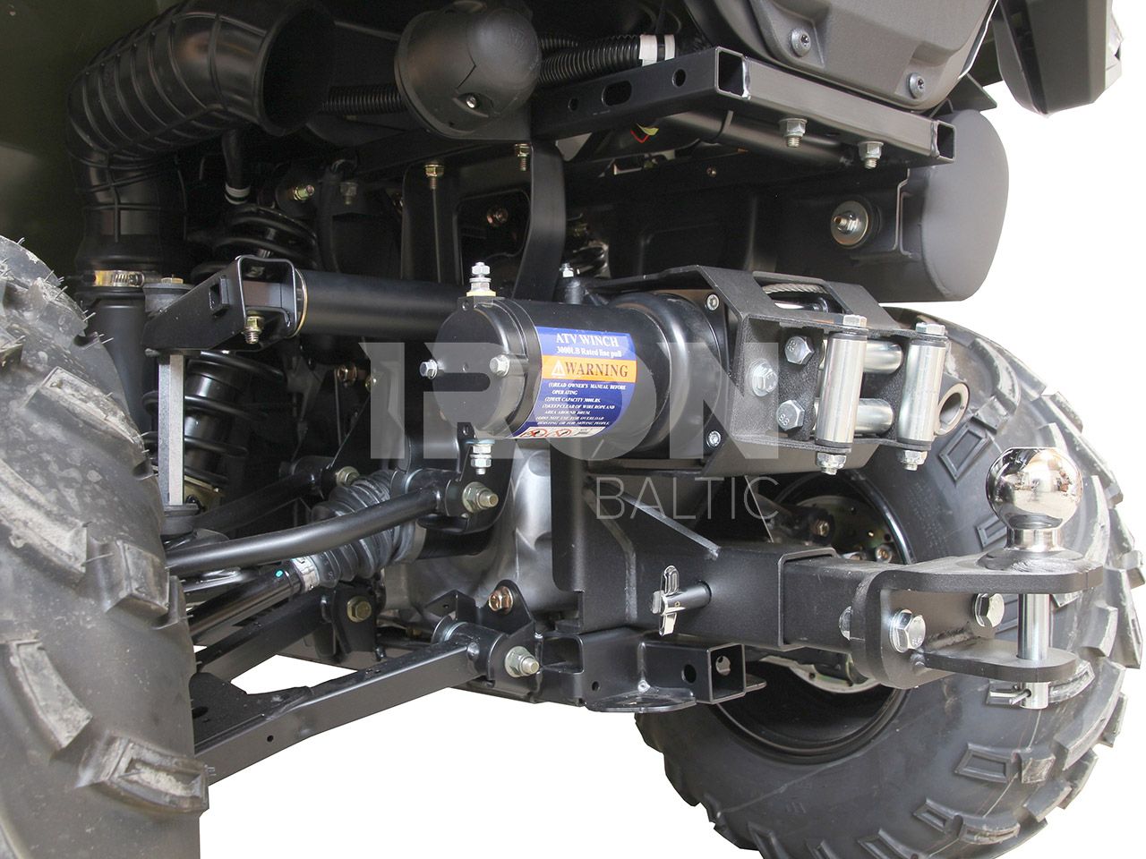 Rear winch mounting kit + 2" receiver: Polaris Sportsman 500 / 570 (2011+): Polaris Sportsman 800 (2011+)