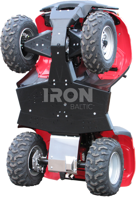 Skid plate full set (plastic): Honda TRX 500 FE: (2012-2013)
