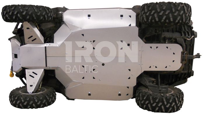 Skid plate full set (aluminium): CanAm Commander: 800 / 1000 (-2014)